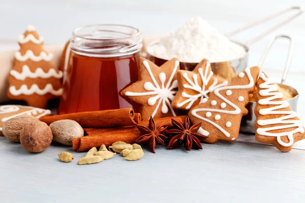 Galletas de jengibre de Navidad —  Fotos de Stock