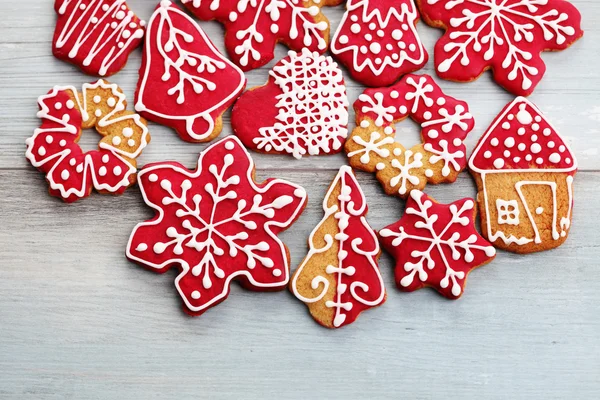 Biscoitos de gengibre de Natal — Fotografia de Stock