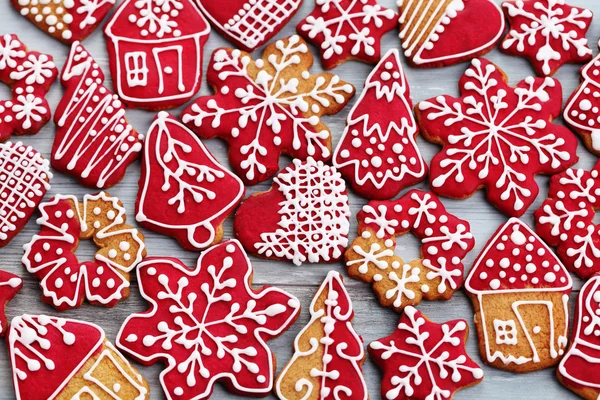 Biscoitos de gengibre de Natal — Fotografia de Stock