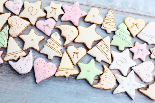 Biscoitos de gengibre de Natal — Fotografia de Stock