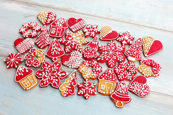 Biscoitos de gengibre de Natal — Fotografia de Stock