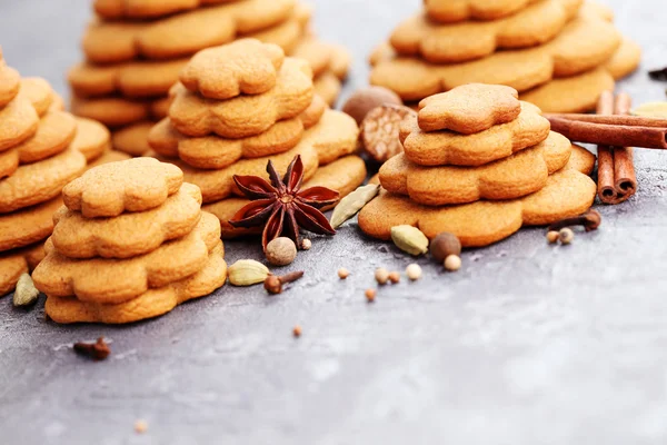 Ev yapımı kurabiye ağacı — Stok fotoğraf