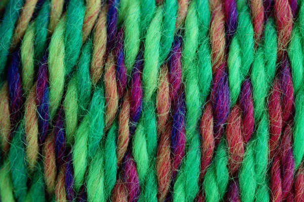 Colorful wool as background — Stock Photo, Image