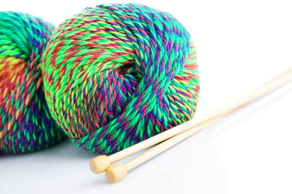 Close up of colorful wool — Stock Photo, Image