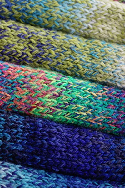 Close up of colorful wool — Stock Photo, Image