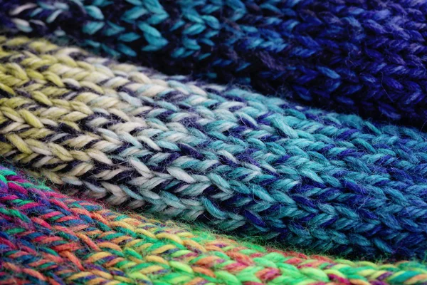 Close up of colorful wool — Stock Photo, Image