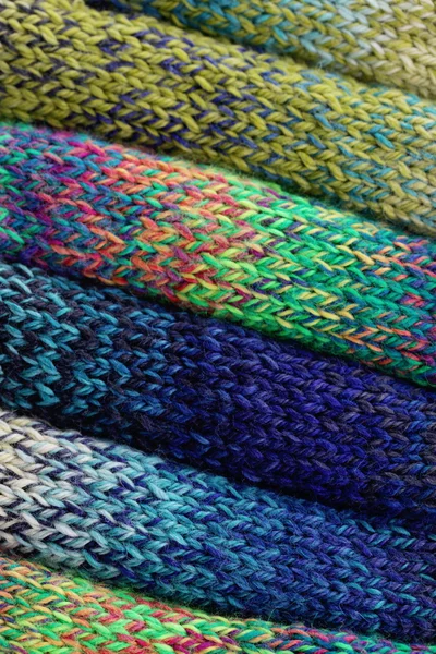 Close up of colorful wool — Stock Photo, Image