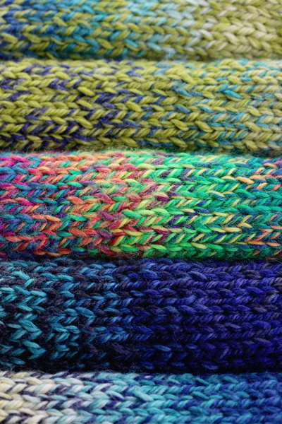 Close up of colorful wool — Stock Photo, Image