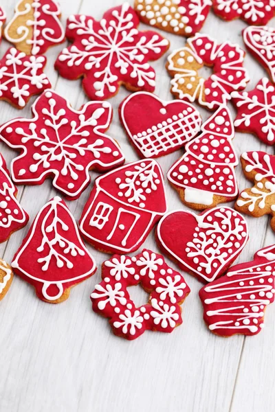 Deliciosos biscoitos de gengibre de Natal — Fotografia de Stock