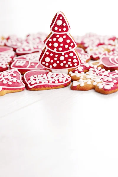 Deliciosas galletas de jengibre de Navidad —  Fotos de Stock