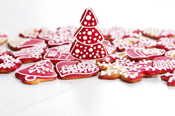 Leckere weihnachtliche Lebkuchen — Stockfoto