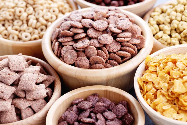 Bowl full of various cereals — Stock Photo, Image