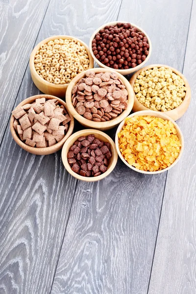 Bowl full of various cereals — Stock Photo, Image