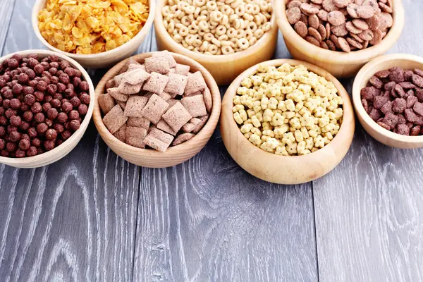 Bowl full of various cereals — Stock Photo, Image