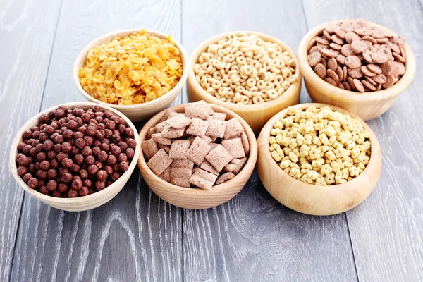 Bowl full of various cereals — Stock Photo, Image