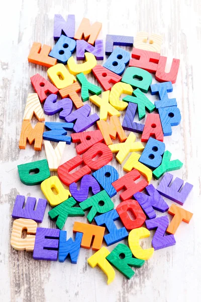Wooden alphabet blocks — Stock Photo, Image