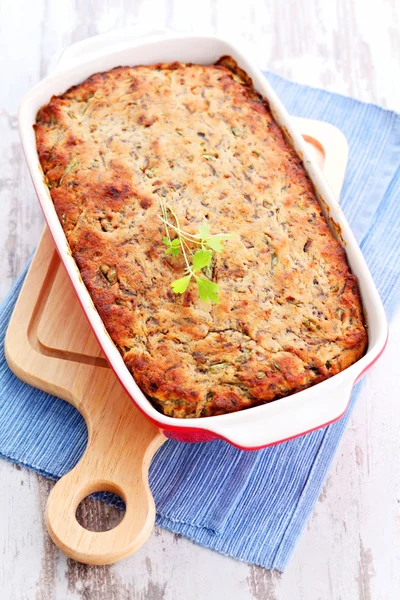 Homemade poultry pate with mushrooms — Stock Photo, Image