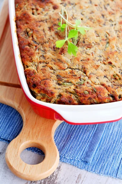 Homemade poultry pate with mushrooms — Stock Photo, Image