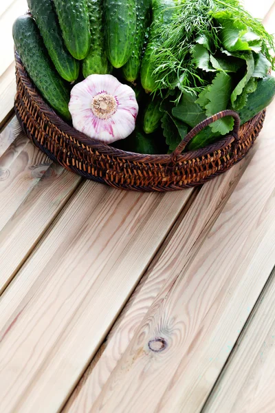 Ready for homemade pickles — Stock Image Ready for homemade pickles Stock Picture