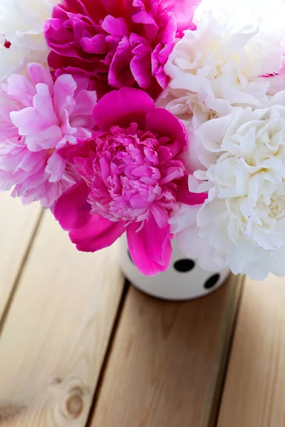 Mooie peony bos — Stockfoto