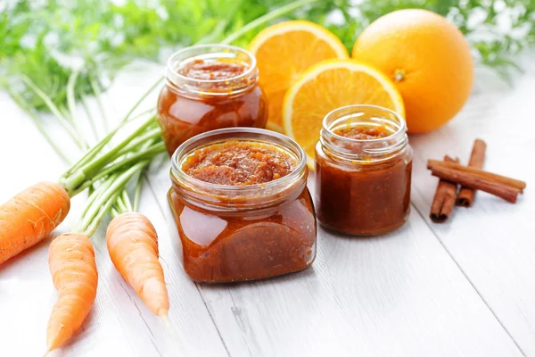 Carrot and orange jam — 스톡 사진