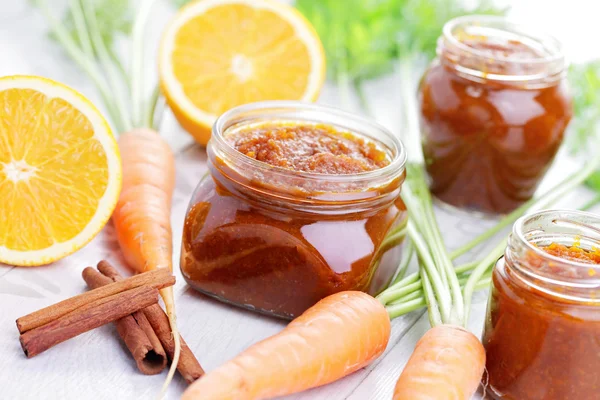 Marmellata di carote e arance — Foto Stock
