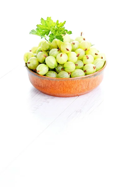 Lots of delicious gooseberry — Stockfoto