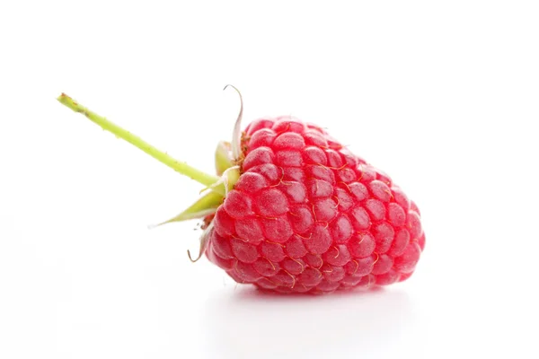 Fresh raspberry on white — Stock Photo, Image