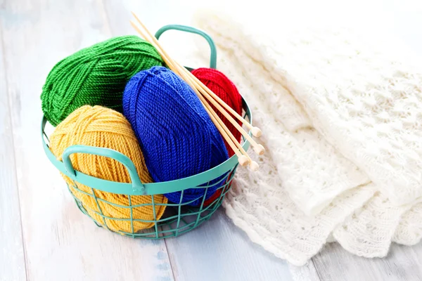 Lots of colorful wool — Stock Photo, Image