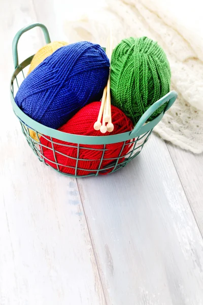 Lots of colorful wool — Stock Photo, Image