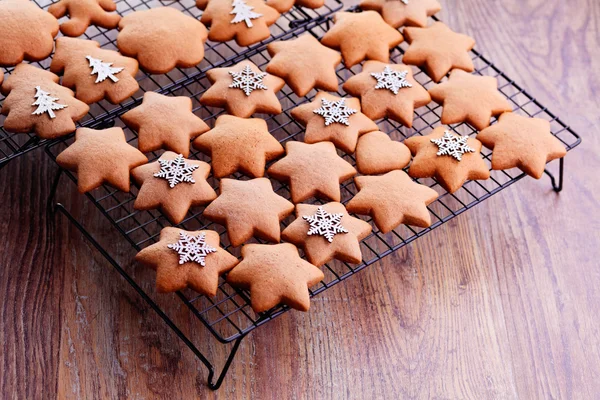 Läckra hembakade pepparkakor cookie — Stockfoto