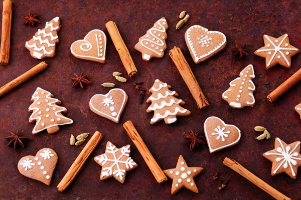 수 제 아름 다운 gingerbreads — 스톡 사진
