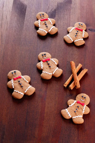 Härliga pepparkakor män — Stockfoto