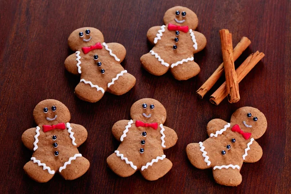 可爱的 gingerbreads 男人 — 图库照片