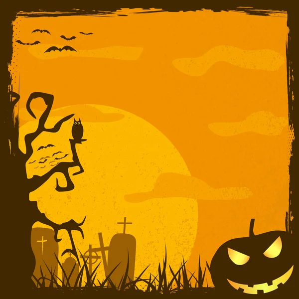 Abstract halloween background, vector — Stock Vector