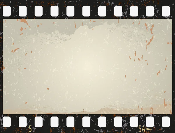 Grunge film frame, vector — Stock Vector