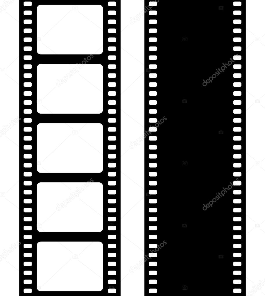 Set of film frame, vector