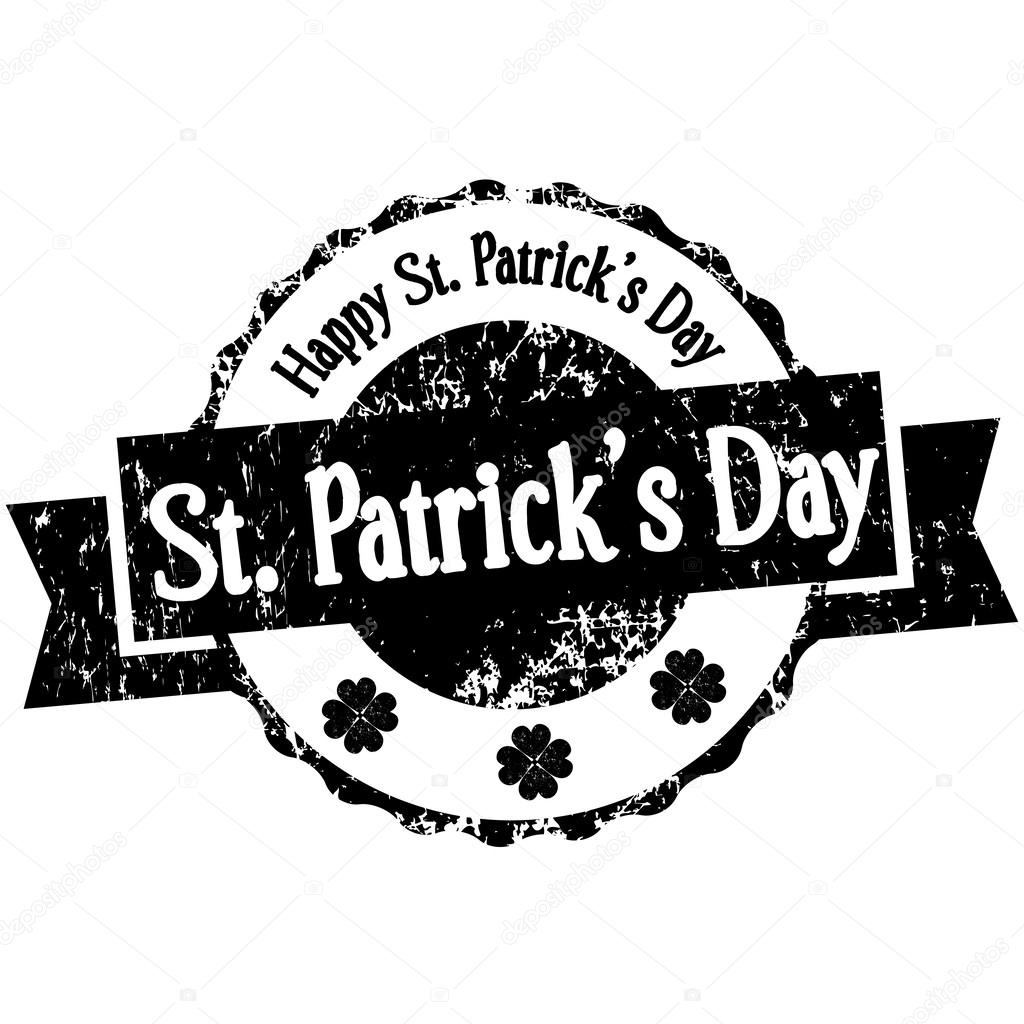 Stamp of St. Patrick's Day,vector 