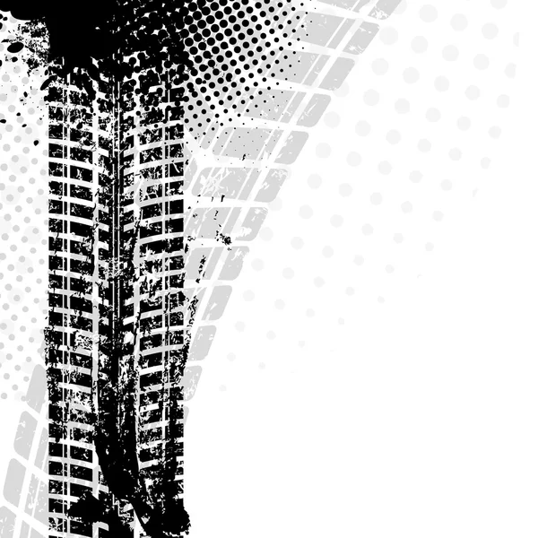 Grunge siyah lastik parça ile arka plan, vektör