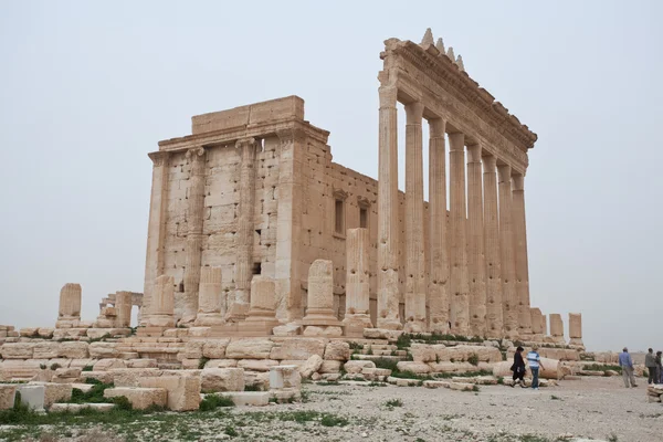 叙利亚帕尔米拉神庙的废墟。2010年3月9日 — 图库照片