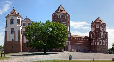 Mir kalesinde kentsel köy, Mir, Grodno region, Beyaz Rusya