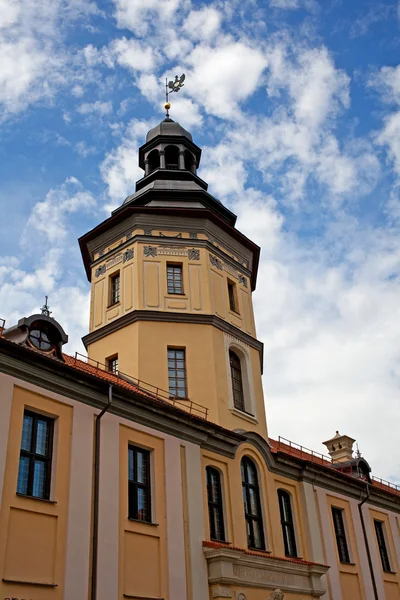 Ňasviž hrad. Věž. Bělorusko. 30. června 2015 — Stock fotografie