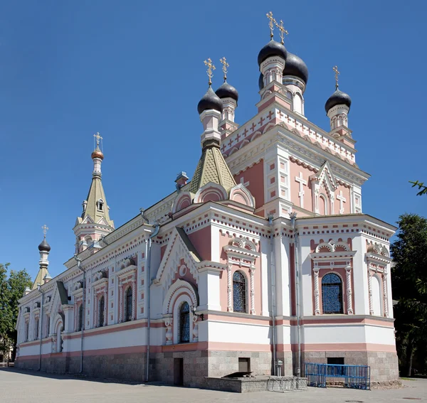 De kathedraal van de Heilige voorbede in Grodno. Wit-Rusland — Stockfoto