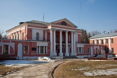 Rusya, Moskova Bölgesi - 30 Mart 2016: Zagryazhsky Manor (Gonçarov), Yaropolets Köyü. 