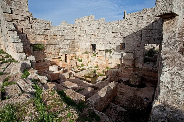 Dode stad van serjilla. Syrië — Stockfoto