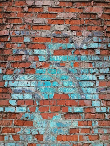 Texture Old Dirty Brick Wall — Stock Photo, Image