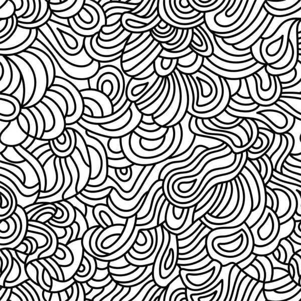 Vektör siyah ve beyaz soyut, kusursuz desen