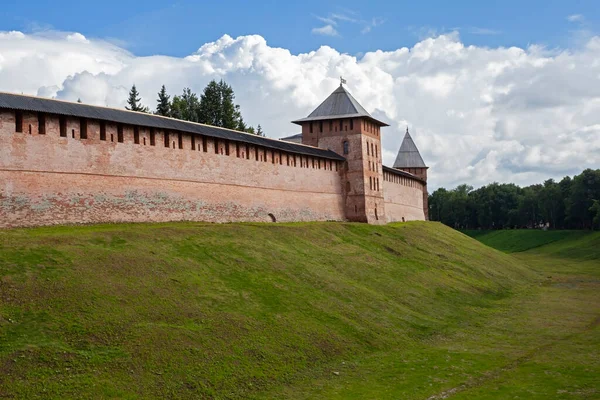 Ρωσία Veliky Novgorod Ιουλίου 2013 Φρούριο Μουσείου Novgorod Kremlin — Φωτογραφία Αρχείου