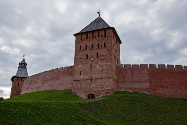 俄罗斯 Veliky Novgorod 2013年7月23日 Novgorod Kremlin博物馆城堡 — 图库照片