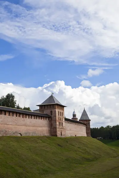 Ρωσία Veliky Novgorod Ιουλίου 2013 Φρούριο Μουσείου Novgorod Kremlin — Φωτογραφία Αρχείου